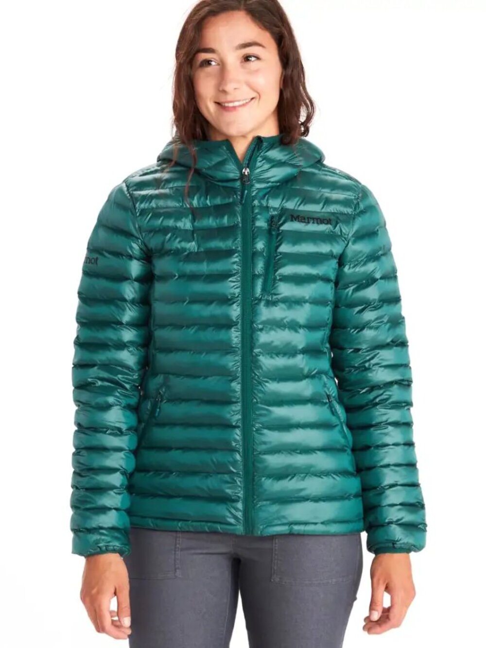 MARMOT Quasar Down Hoody (900-Fill Ultralight Goose Down Hoodie) women's SMALLMA